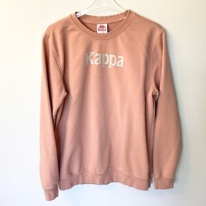 Kappa 2-Sided Pullover Crewneck Sweatshirt - Peach - XL